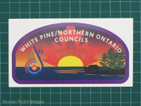 Click to enlarge CJ'13 White Pine/Northern Ontario Councils Sticker